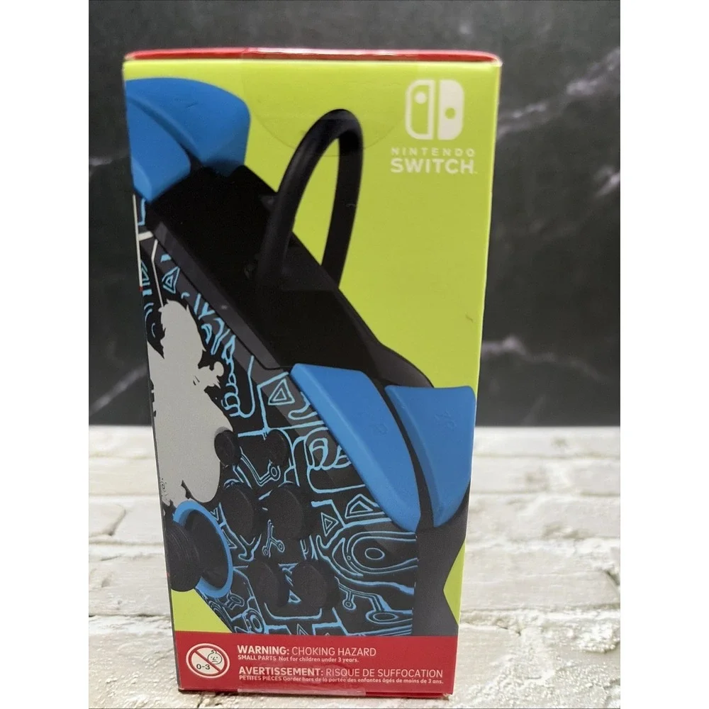 Nintendo Switch REMATCH GLOW Wired Controller - Zelda Sheikah Shoot - Brand New